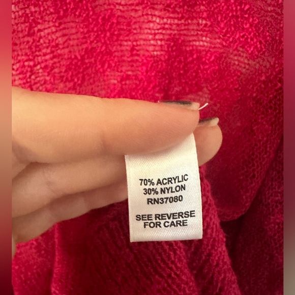 (A33)Cato | Knit Pink Cardigan - Picture 4 of 5